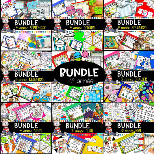 Bundle géant 3e année LES ATELIERS
