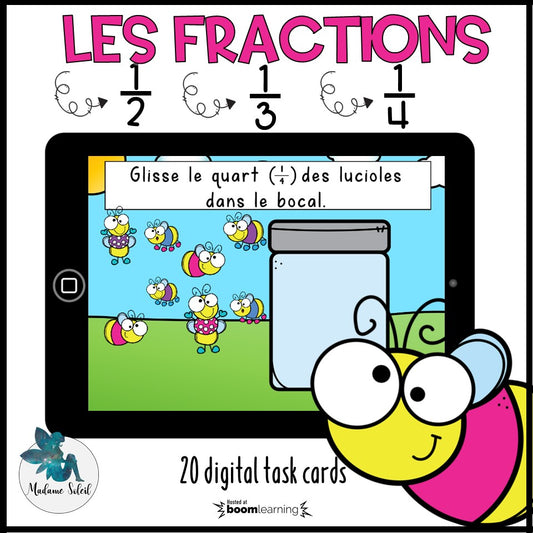 Fraction d'une collection - Boom Cards