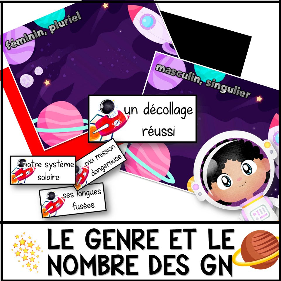 Le genre et le nombre des groupes du nom