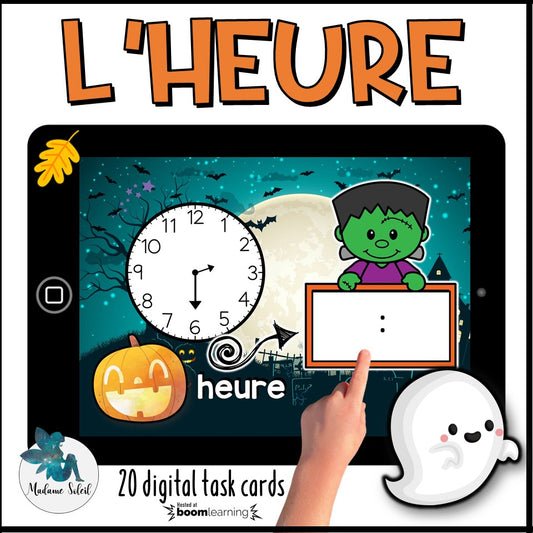 Lire l'heure 1re et 2e année Halloween