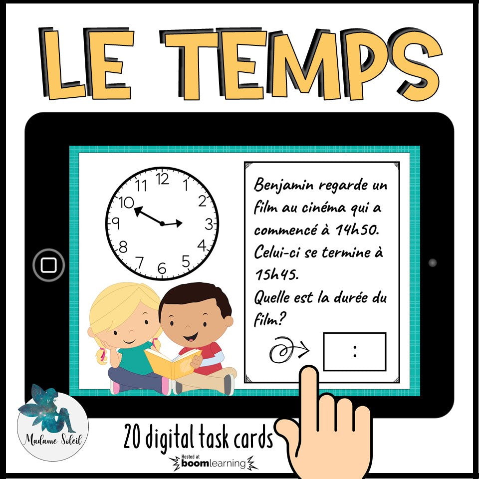 L'heure dans un contexte - Boom Cards