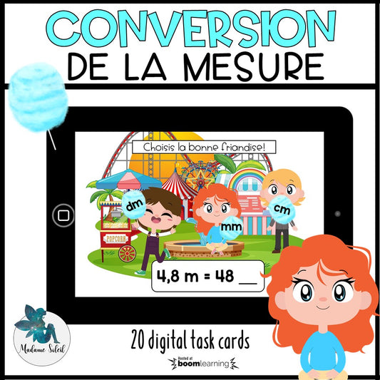 Conversion de la mesure Boom Cards