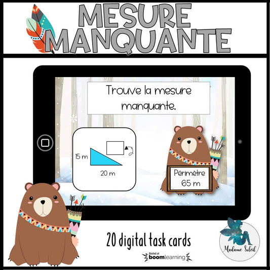 La mesure manquante Boom Cards