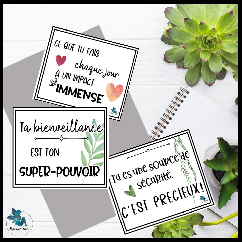 Mots doux de la rentrée pour motiver les enseignants