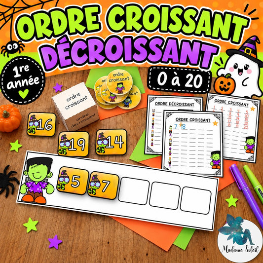 Ordre croissant décroissant de l'Halloween
