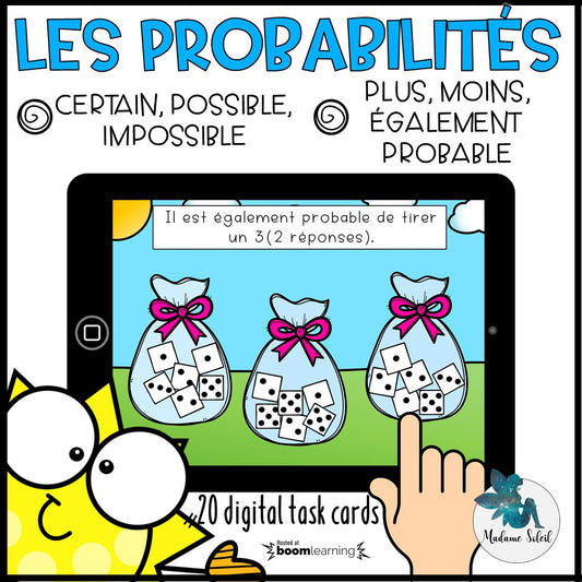 Les probabilités - Boom Cards