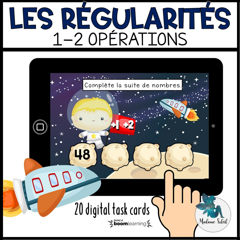 Les régularités numériques Boom cards - Boom Cards