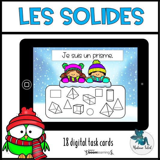 Identification des solides et leur développement Boom Cards