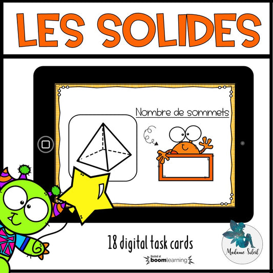 Caractéristiques des solides Boom Cards