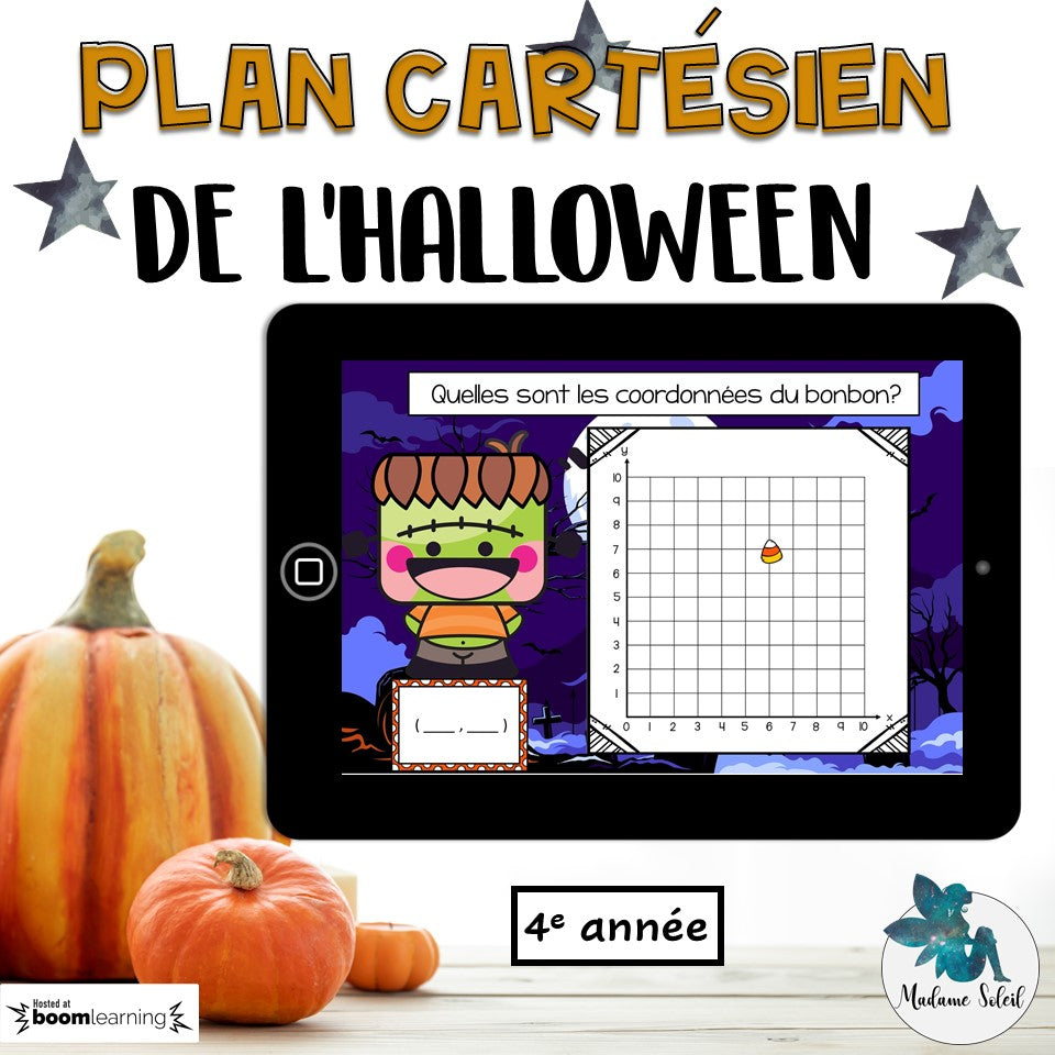 Plan cartésien l'Halloween Boom CARDS