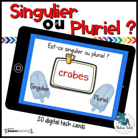 Singulier ou pluriel : l'été Boom card