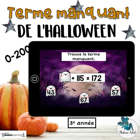 Termes manquants 0-200 de l'Halloween BOOM CARDS