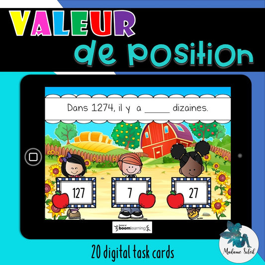 Valeur de position BOOM CARDS
