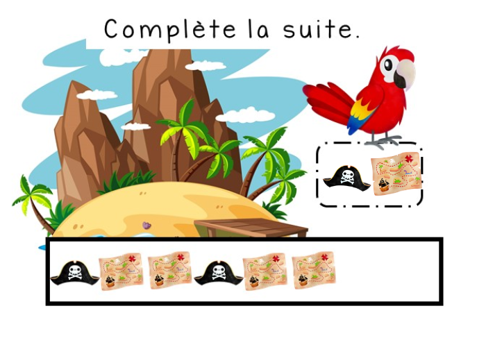 Les suites logiques du pirate Boom Cards